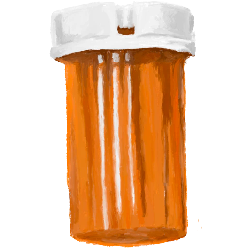 Bottle of medicine