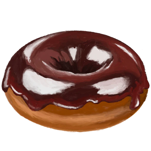 Chocolate doughnut
